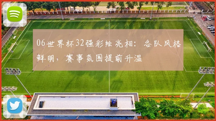 06世界杯32强彩绘亮相:各队风格鲜明,赛事氛围提前升温