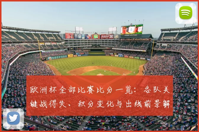 欧洲杯全部比赛比分一览：各队关键战得失、积分变化与出线前景解读